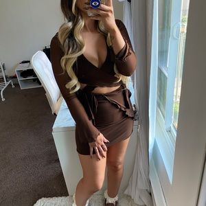 Tiger mist mini skirt